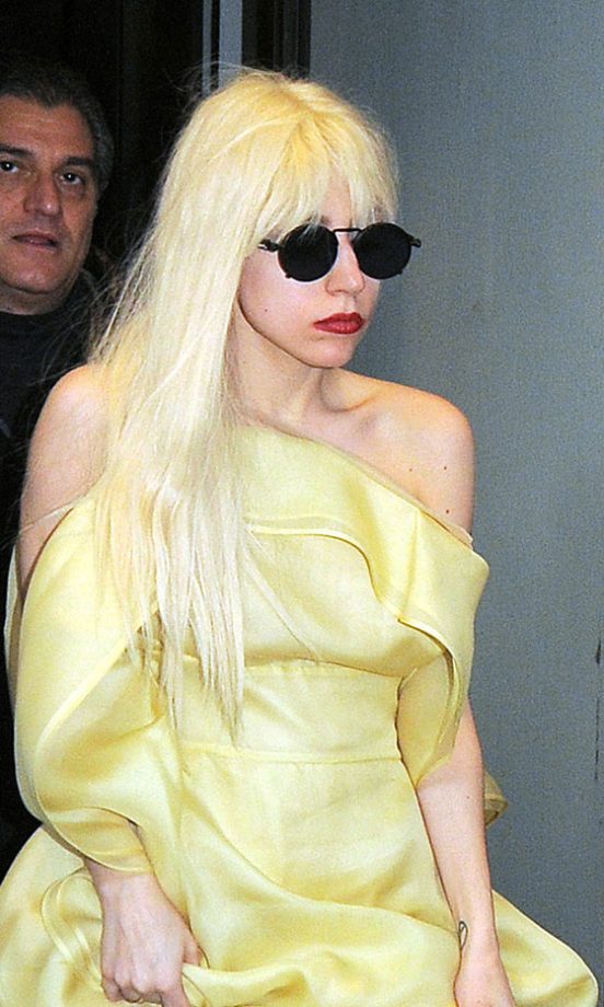 Lady GaGa Leaves Cecconi's Restaurant in London, December 2009