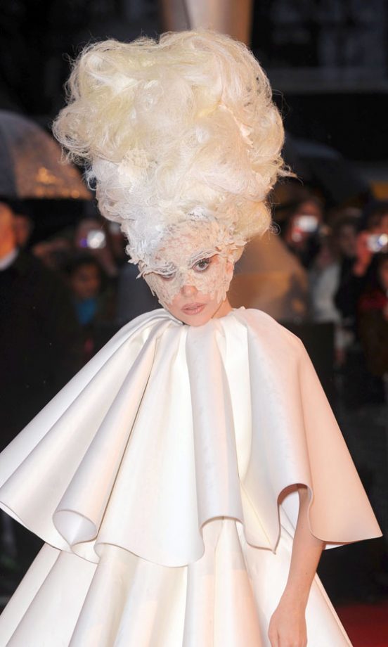 Lady GaGa Attend 'The Brit Awards', February 2010