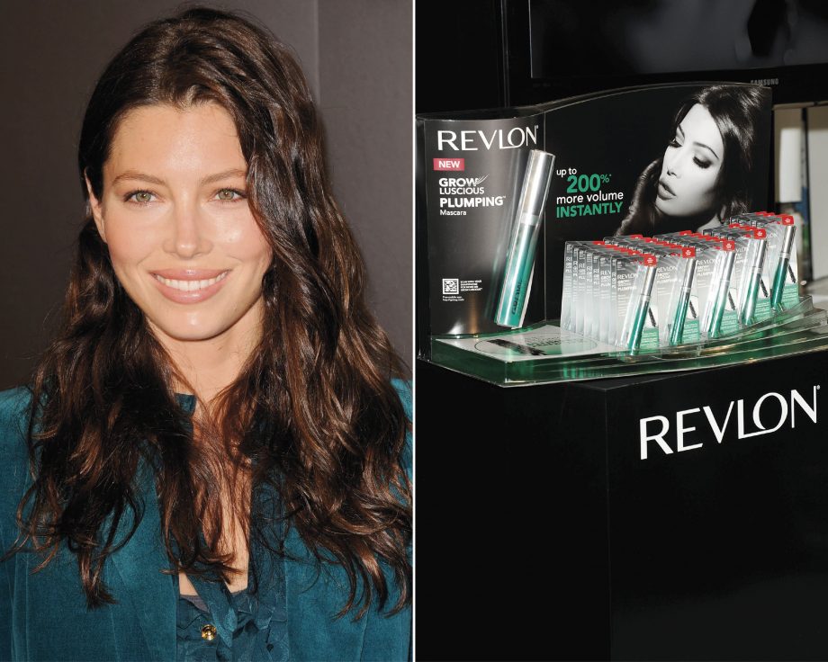Jessica Biel looks gorgeous as the face of Revlon's new Grow Luscious Plumping Mascara