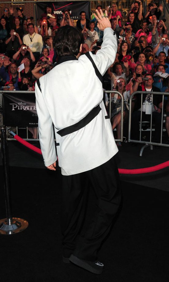 Johnny Depp At The Pirates Of The Caribbean 4: On Stranger Tides LA Film Premiere, 2011