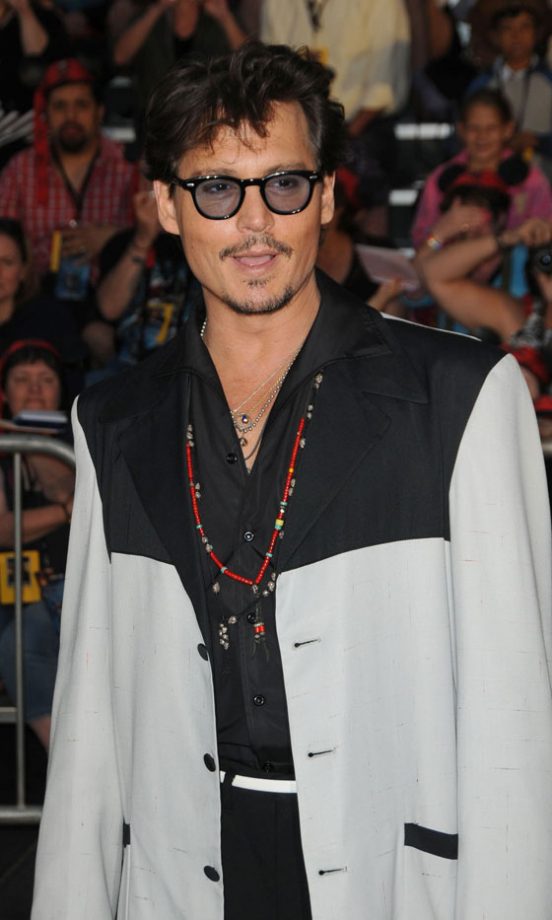 Johnny Depp At The Pirates Of The Caribbean 4: On Stranger Tides LA Film Premiere, 2011