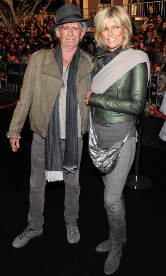 Keith Richards And Patti Hansen At The Pirates Of The Caribbean 4: On Stranger Tides LA Film Premiere, 2011
