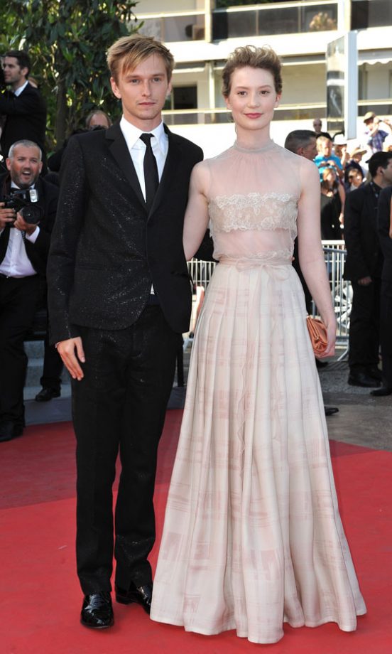 Henry Hopper And Mia Wasikowska At The 64th Cannes Film Festival, 2011