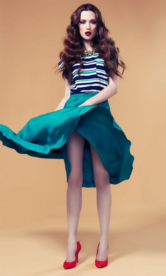 Mango Blue Midi Skirt, £69.90 - In Store Only