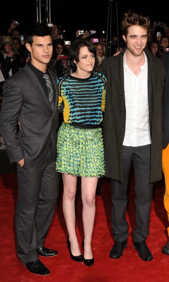 Robert Pattinson, Kristen Stewart And Taylor Lautner At The New Moon Fan Party In London, 2009