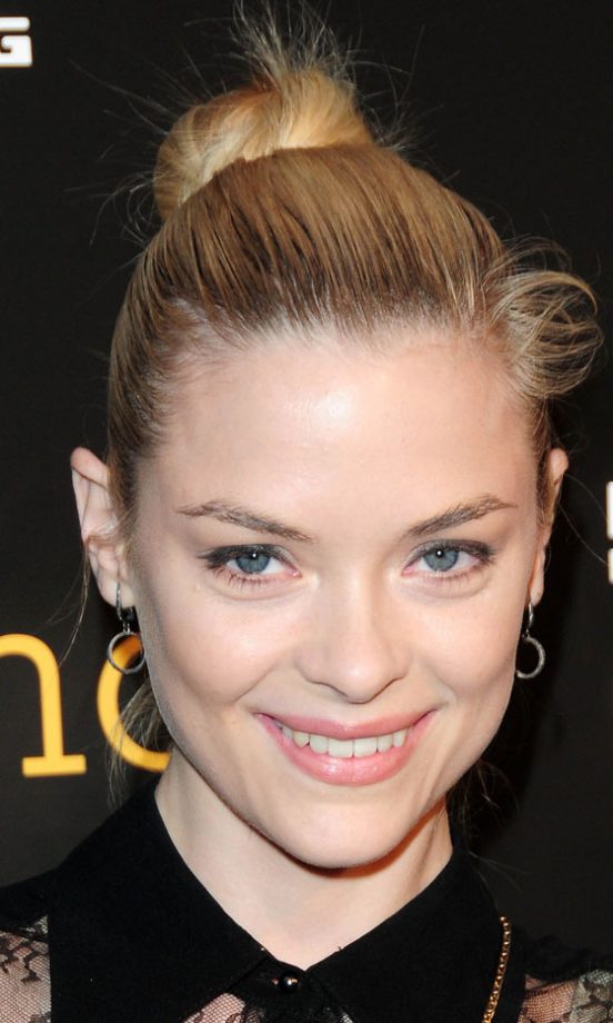 Jaime King Opts For A No Fuss Bun Hairstyle, Complete With Flyaways, 2011