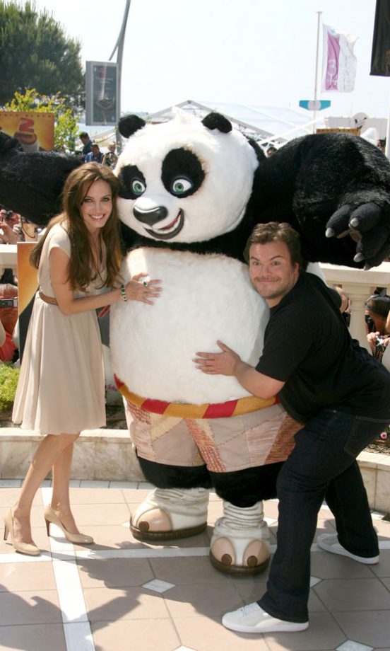 Angelina Jolie And Jack Black At The Kung Fu Panda 2 Photocall At The 64th Cannes Film Festival, 2011