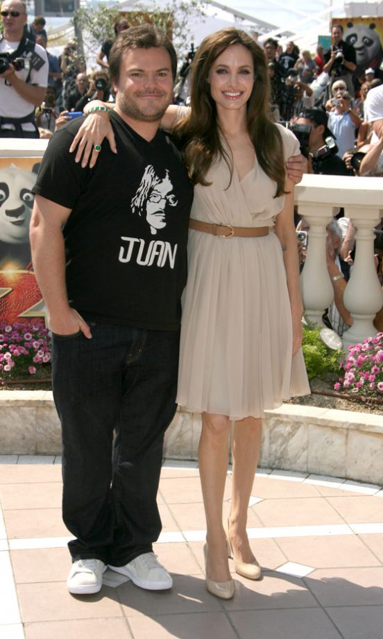 Angelina Jolie And Jack Black At The Kung Fu Panda 2 Photocall At The 64th Cannes Film Festival, 2011