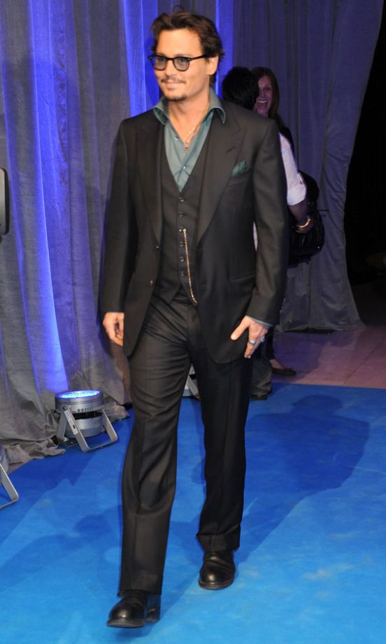 Johnny Depp At The Pirates Of The Caribbean 4: On Stranger Tides London Film Premiere, 2011