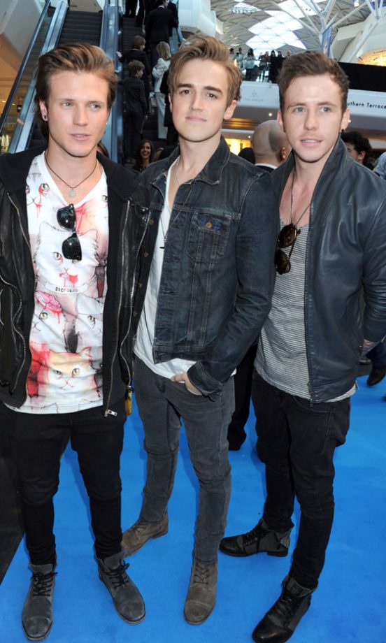 Mcfly Boys Dougie Poynter, Danny Jones And Tom Fletcher At The Pirates Of The Caribbean 4: On Stranger Tides London Film Premiere, 2011