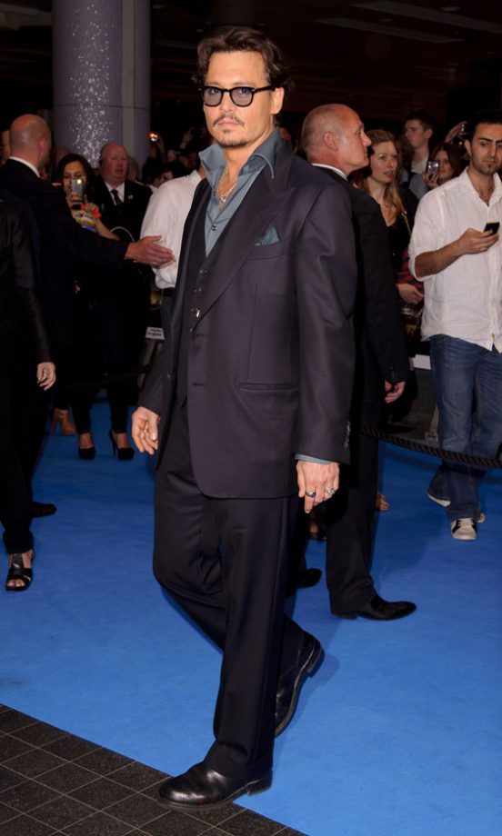 Johnny Depp At The Pirates Of The Caribbean 4: On Stranger Tides London Film Premiere, 2011
