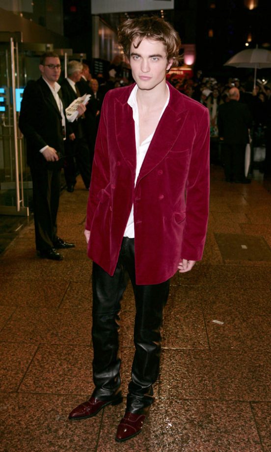 Robert Pattinson At The New York Premiere Of Harry Potter And The Goblet Of Fire, November 2005