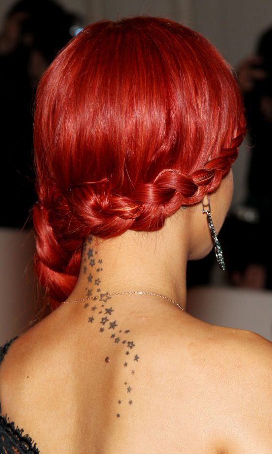 Rihanna's Plaited Hairstyle Looked Fab From The Back Too, The Met Ball 2011
