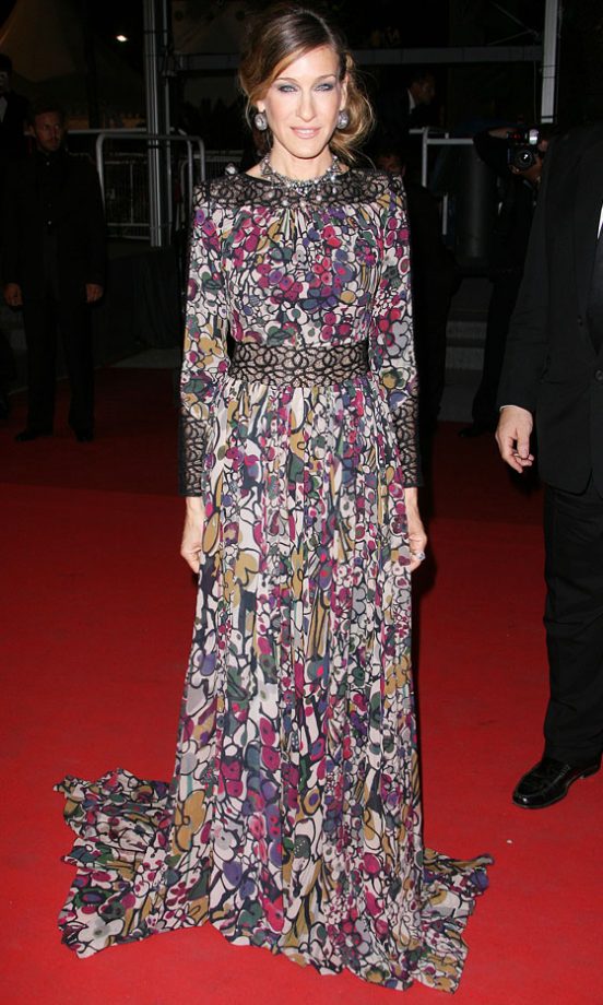 Sarah Jessica Parker Rocks A Maxi Dress By Elie Saab At The 64th Cannes Film Festival, 2011