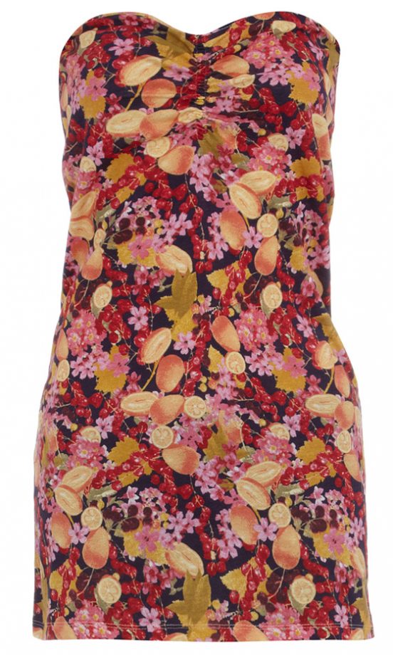 Dorothy Perkins Navy Fruit Bandeau Top, £12.50