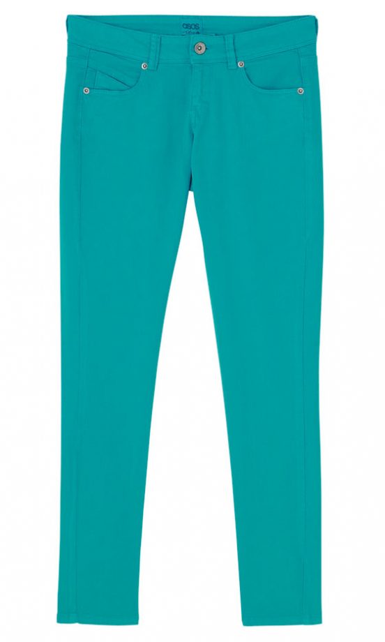 Asos Green Cropped Jeans, £35 - In Store Only