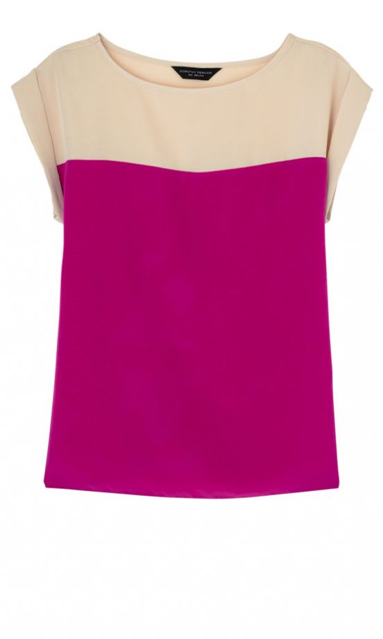 Dorothy Perkins Colour-Block Top, £25 - In Store Only