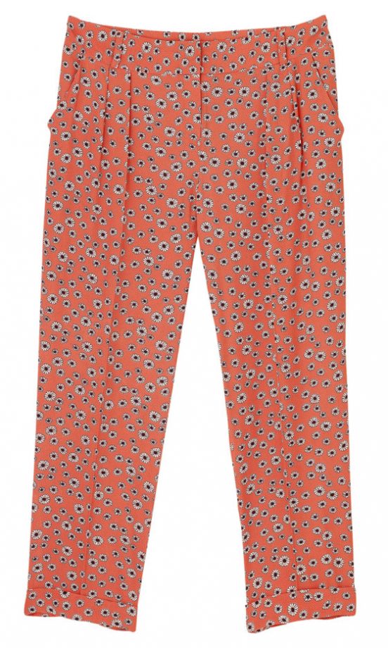 Dorothy Perkins Capri Coral Printed Trousers, £29.50