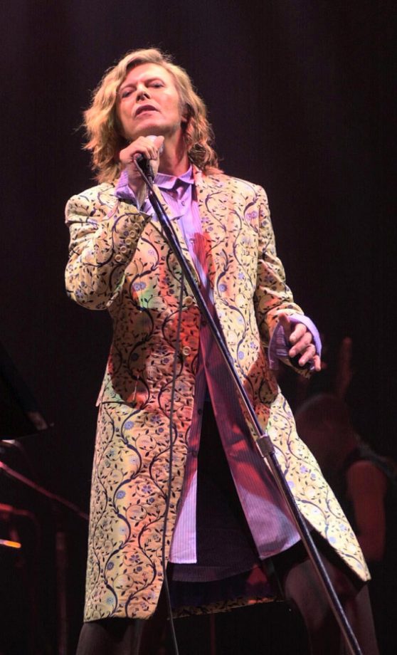 Glam-Rock Legend David Bowie At Glastonbury 2000