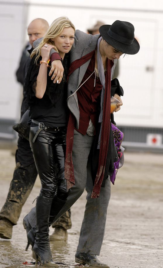 Kate Moss And Pete Doherty Were The Supermodel and Rocker Combo Of The Moment At Glastonbury 2007