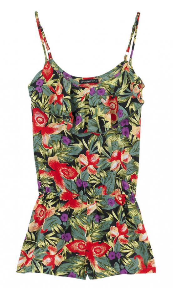 Primark Floral Playsuit, £8 - In Store Only