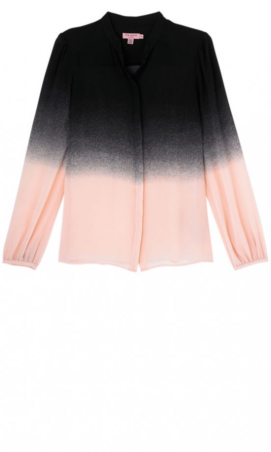 Ted Baker Dip Dye Blouse, £99 - In Store Only
