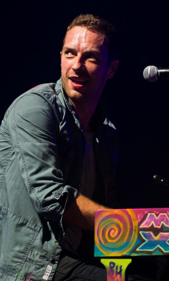 Gwyneth Paltrow's Hubby And Coldplay Frontman Chris Martin At Glastonbury Festival 2011