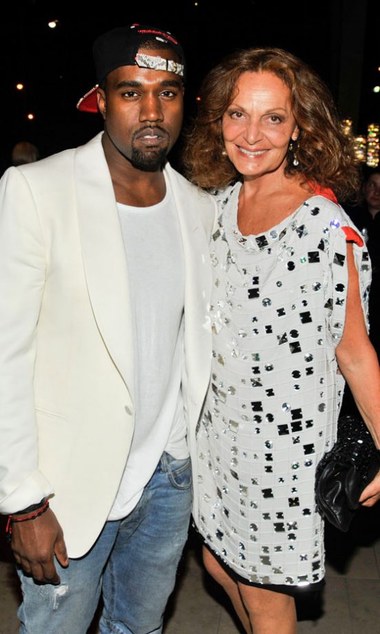 Kayne West And Diane Von Furstenberg At The CFDA Fashion Awards 2011