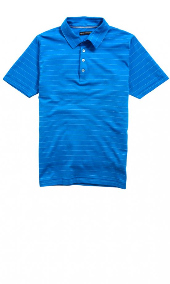 French Connection Blue Polo Top, £35