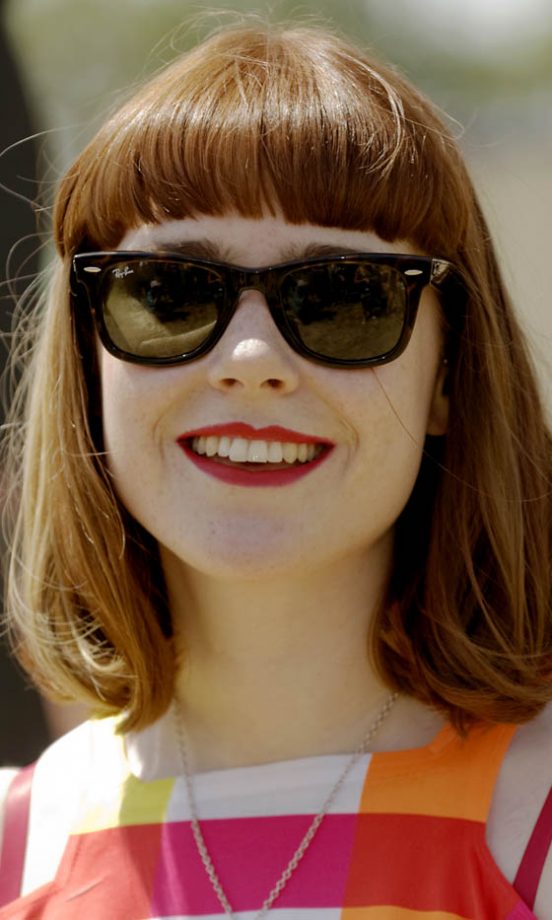Kate Nash Makes A Statement Of The Staple Festival Sunglasses At Glastonbury 2010