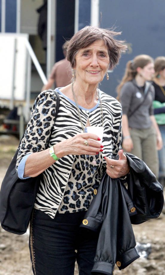 Dot Cotton At Glastonbury? Yep, June Brown Gets Her Best Leathers And Leopard Prints Out For Glastonbury 2004