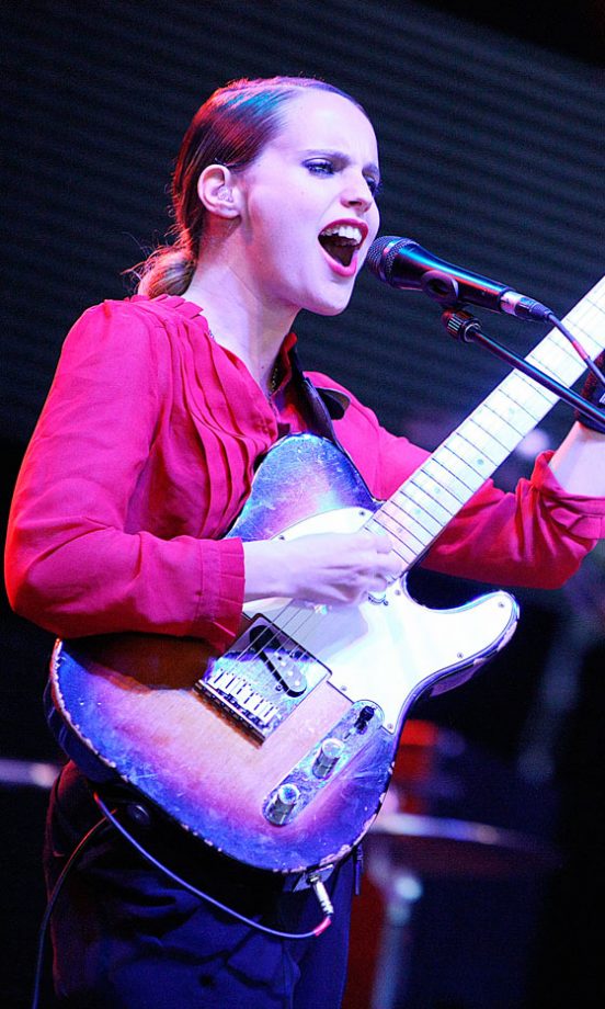 Anna Calvi At Glastonbury Festival 2011