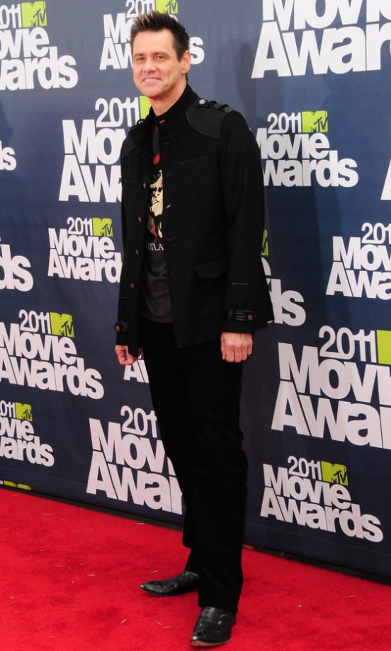 Jim Carrey At The MTV Movie Awards 2011