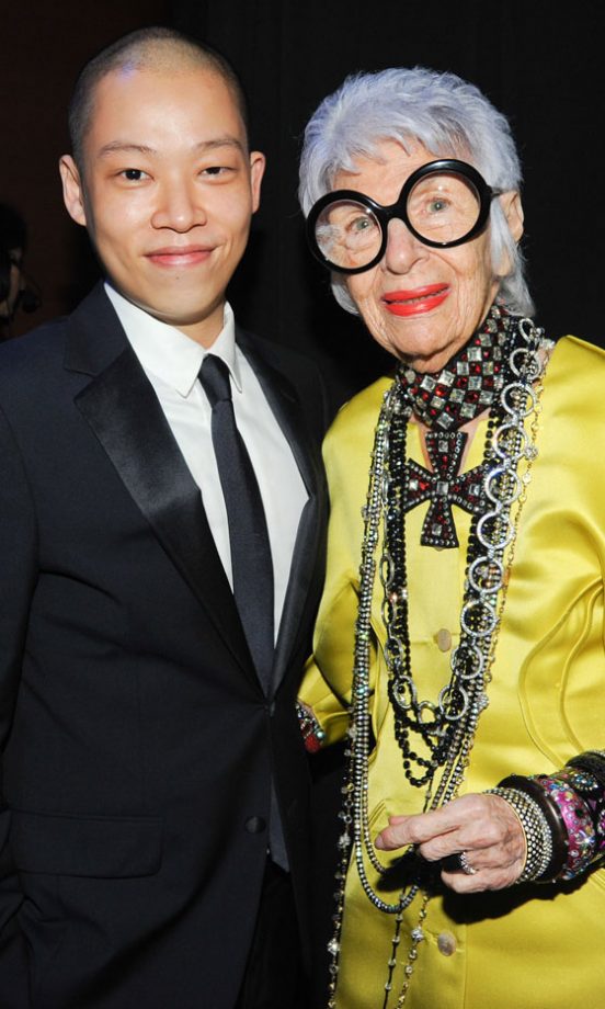 Jason Wu And Iris Apfel At The CFDA Fashion Awards 2011