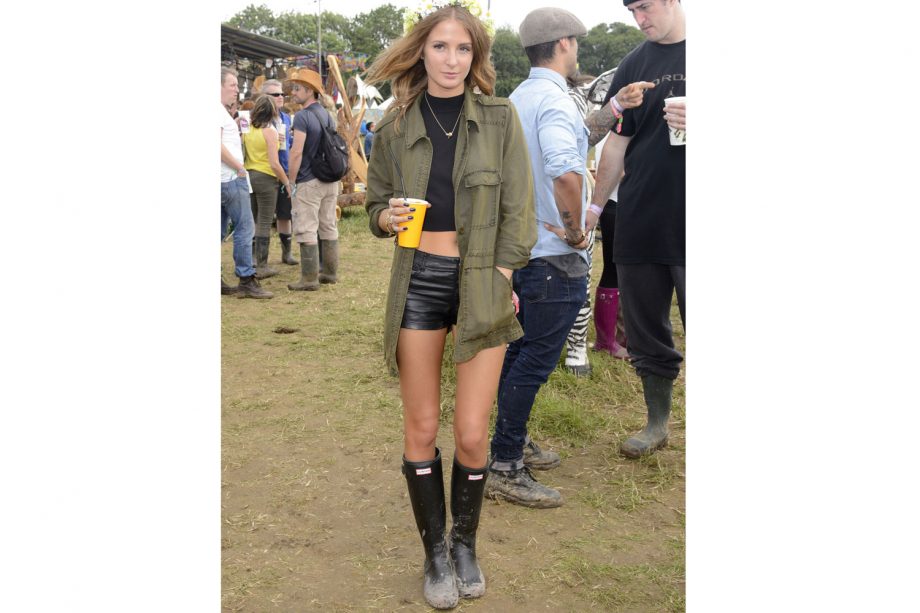 Millie Mackintosh Keeps It Stripped Back In Her Utility Jacket, June 2013