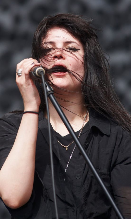 Alison Mosshart Of The Kills At Glastonbury Festival 2011