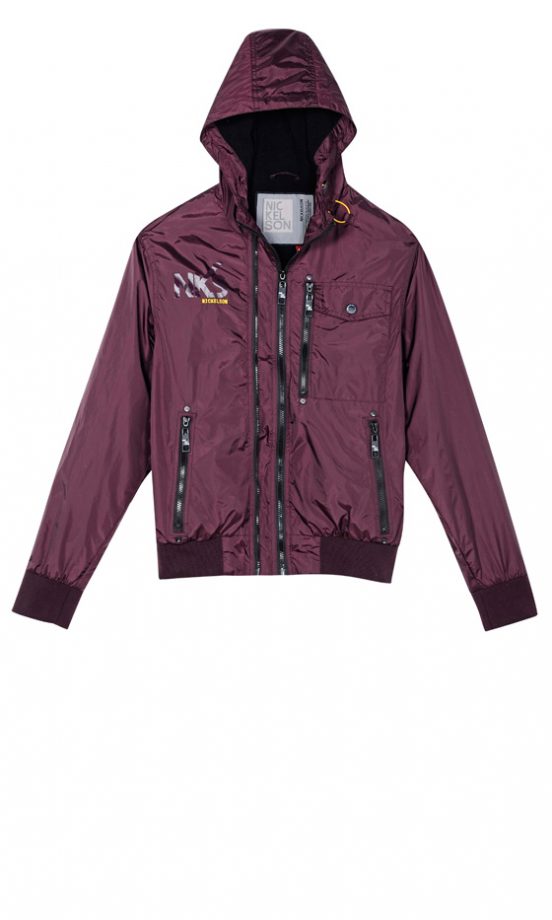 Nickelson Burgandy Jacket, £50