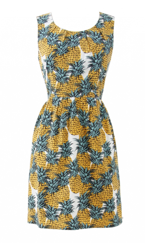 Olivia Bonas Yumi Pineapple Print Dress, £49