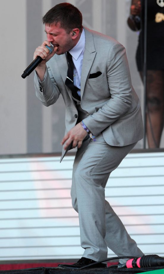 Plan B On Stage At Glastonbury Festival 2011