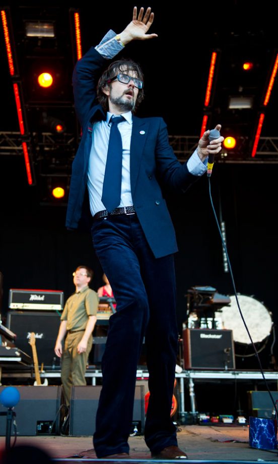 Jarvis Cocker From Pulp At Glastonbury Festival 2011