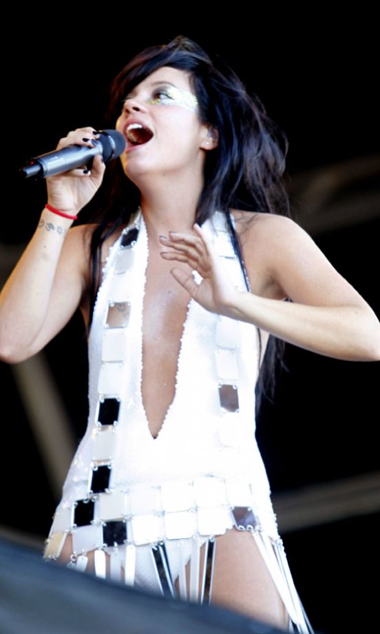 Lily Allen At The Isle Of Wight Festival, 2009