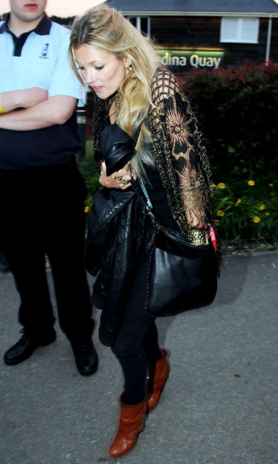 Kate Moss At The Isle Of Wight Festival, 2010