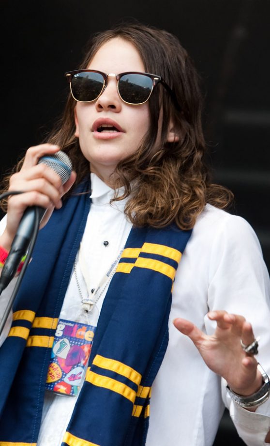 Sting Off-Spring Coco Sumner Rocks One Of Her Trademark Scarfs At Glastonbury 2010