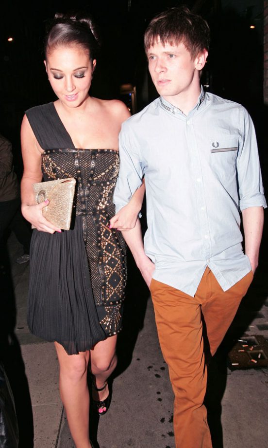 Tulisa Contostavlos And Jack O'Connell Leaving The Sexiest Women Of The year Awards, 2012