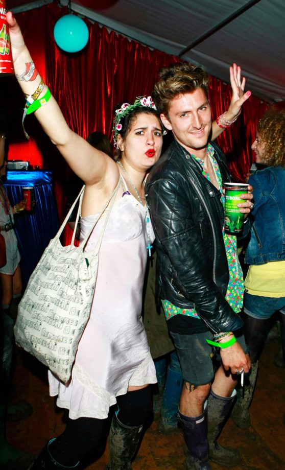 Designer Henry Holland Parties In Style At Glastonbury 2009