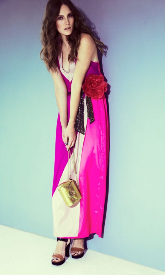 River Island Colour Block Maxi Dress, £49.99 - In Store Only