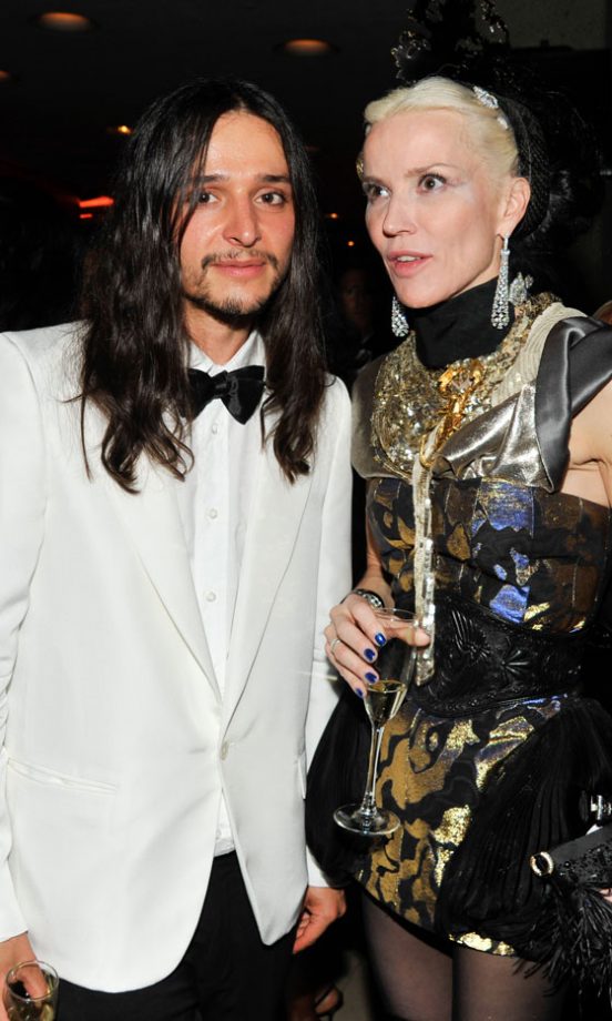 Olivier Theyskens And Daphne Guinness At The CFDA Fashion Awards 2011