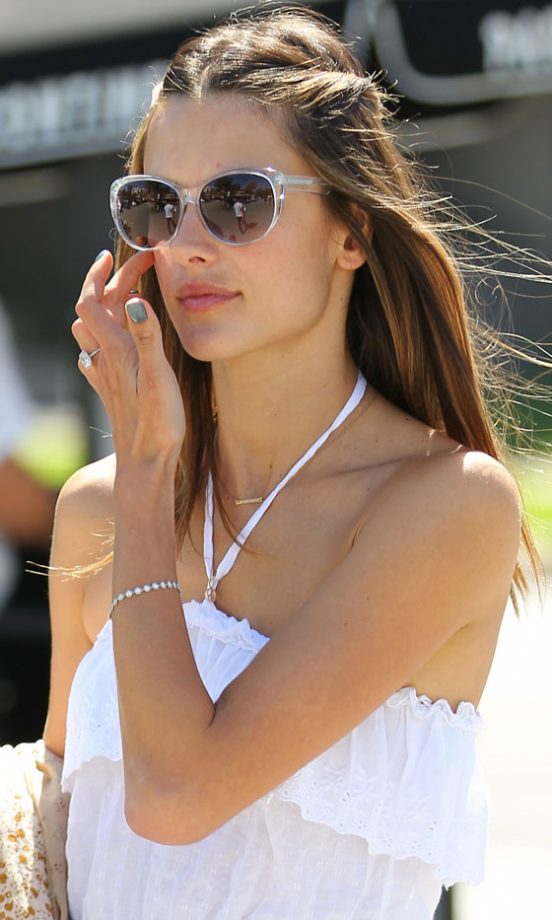 Alessandra Ambrosio Showcases The Perfect Beach Hairstyle, 2011