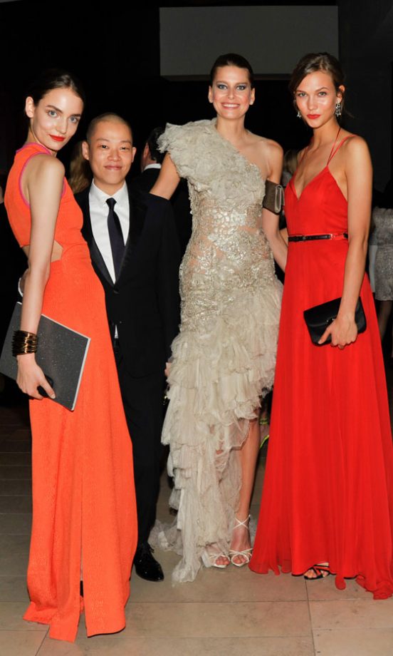 Jason Wu, Hana Soukupova And Karlie Kloss At The CFDA Fashion Awards 2011