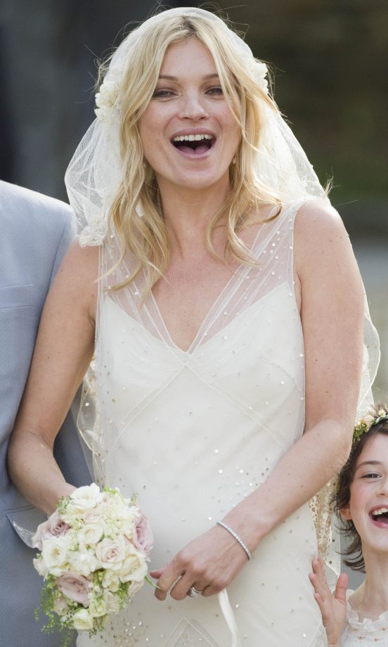 Kate Moss Has Fun With Wedding Guests At Kate Moss' Wedding, 2011